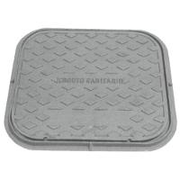 Tampa Tampão De Chão Simples T33 Ferro Passagem 48x54cm - 1