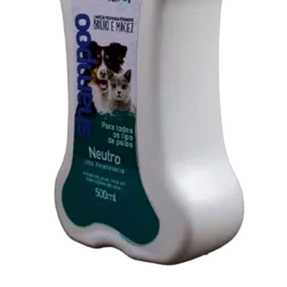 Shampoo Pet Naturalvet Neutro Pelos Brilho E Maciez 500ml - 3