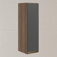 Armario Aereo 1 Porta Mdf 25 Cm Kali 12200 Carvalho Toq Chumbo Nicioli Carvalho Toq Chumbo - 2