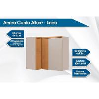 Armário Aéreo Cozinha Modulado Allure De Canto C- 3 Portas 93cm Jequitiba-gris Fosco - Linea Brasil - 3