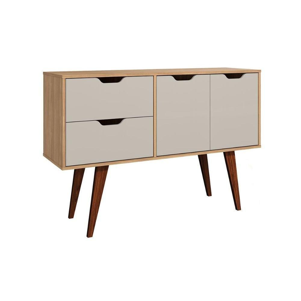 Aparador De Sala Jantar Mb 1097 C- 2 Portas E 2 Gavetas Mel-off White - Movelbento - 2