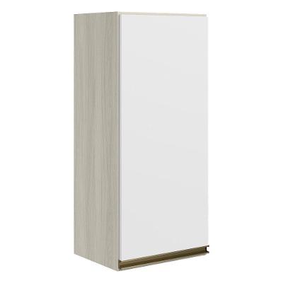 Armario Aereo 1 Porta Mdf 30 Cm Kali 12201 Bianco Toq Branco Uv Nicioli Bianco Toq Branco Uv