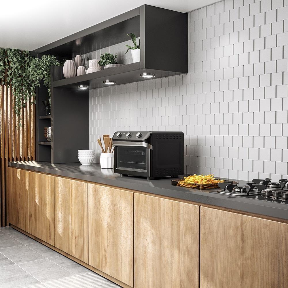 Air Forno Elétrico e fritadeira Mueller 35 Litros com função Fryer Preto MFB35G - 220V - 7