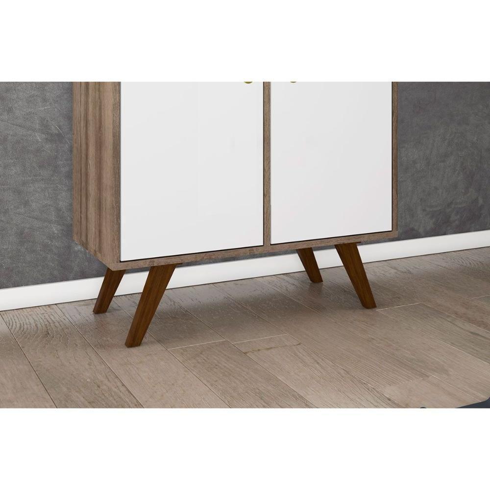 Aparador De Sala Jantar Rt 3112 C- 2 Portas Rustico-off White - Movelbento - 4