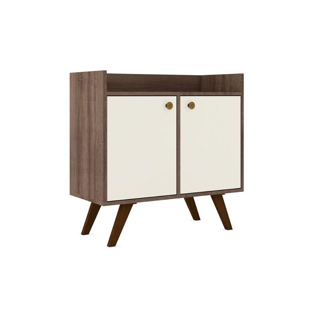 Aparador De Sala Jantar Rt 3112 C- 2 Portas Rustico-off White - Movelbento - 5