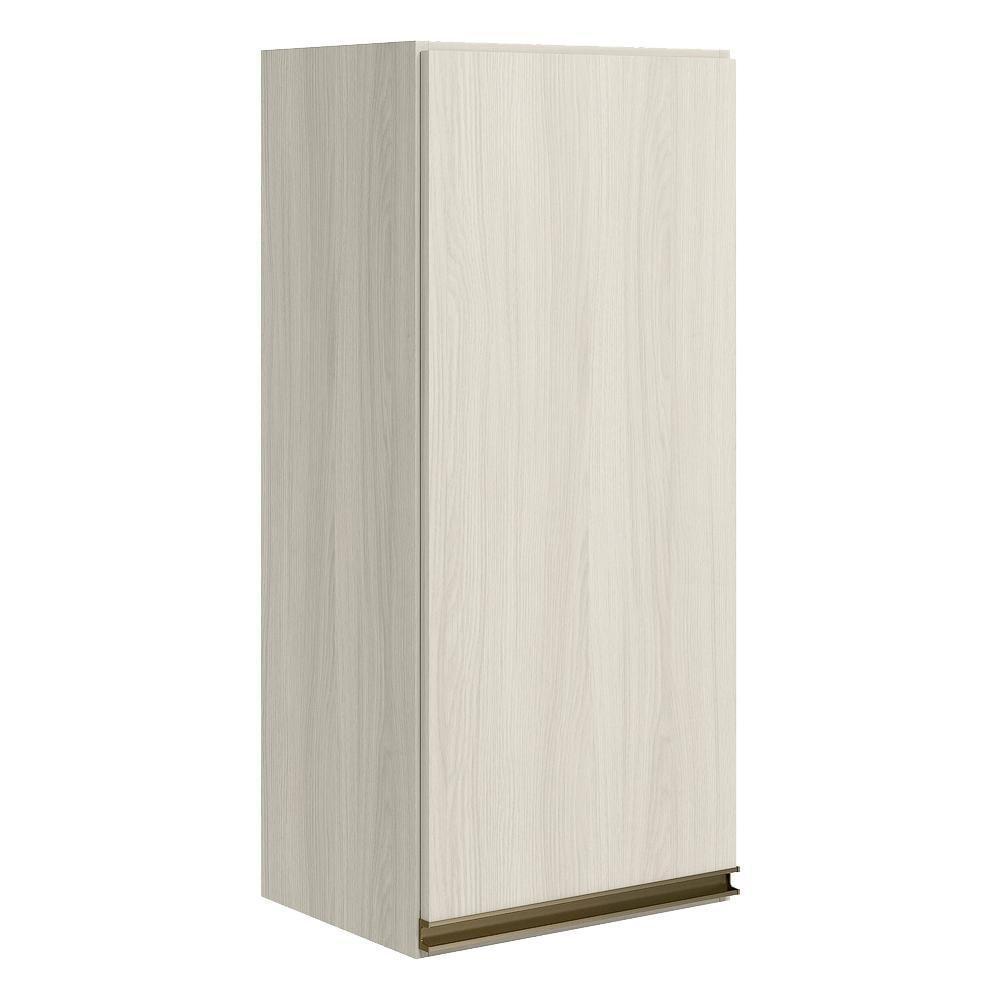 Armario Aereo 1 Porta Mdf 30 Cm Kali 12201 Bianco Toq Bianco Toq Nicioli Bianco Toq Bianco Toq - 1