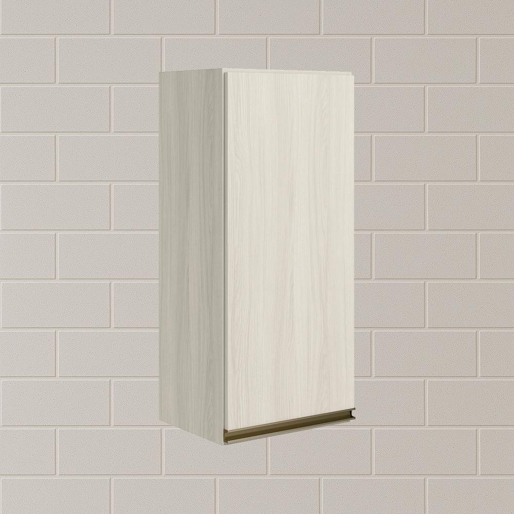 Armario Aereo 1 Porta Mdf 30 Cm Kali 12201 Bianco Toq Bianco Toq Nicioli Bianco Toq Bianco Toq - 6