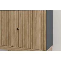 Aparador De Sala Jantar Mb 1061 C- 3 Portas Mel-off White - Movelbento - 6