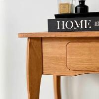 Aparador De Madeira Maciça Estilo Luís Xv Rústico Com Gaveta - Mel - 6