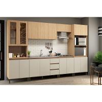 Armário Aéreo Cozinha Modulado Rebeca C- 2 Portas 80cm Mel - Movelbento - 3