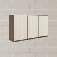 Armario Aereo 3 Portas Mdf 120 Cm Kali 12197 Carvalho Toq Bianco Toq Nicioli Carvalho Toq Bianco Toq - 6