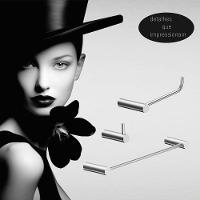 Kit Acessório Banheiro Escovado 3 Peças Grego Metal 2030or - 2