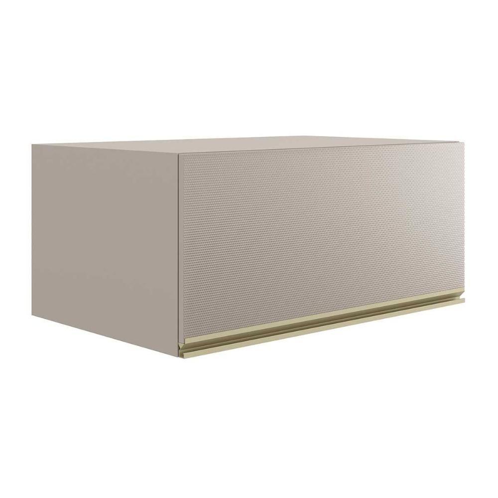 Armário Aéreo P- Cozinha Proença C- 1 Porta Basculante 80cm Nogueira Touch-nude Prime - Demóbile - 1