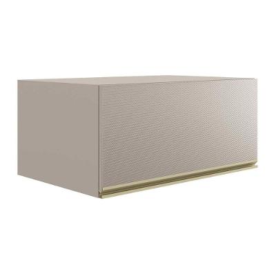 Armário Aéreo P- Cozinha Proença C- 1 Porta Basculante 80cm Nogueira Touch-nude Prime - Demóbile