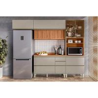 Armário Aéreo P- Cozinha Proença C- 1 Porta Basculante 80cm Nogueira Touch-nude Prime - Demóbile - 9