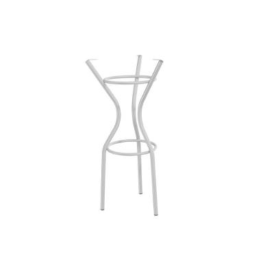 Base Mesa De Jantar Bistro Dublin M087 Aço S- Tampo Branco - Kappesberg