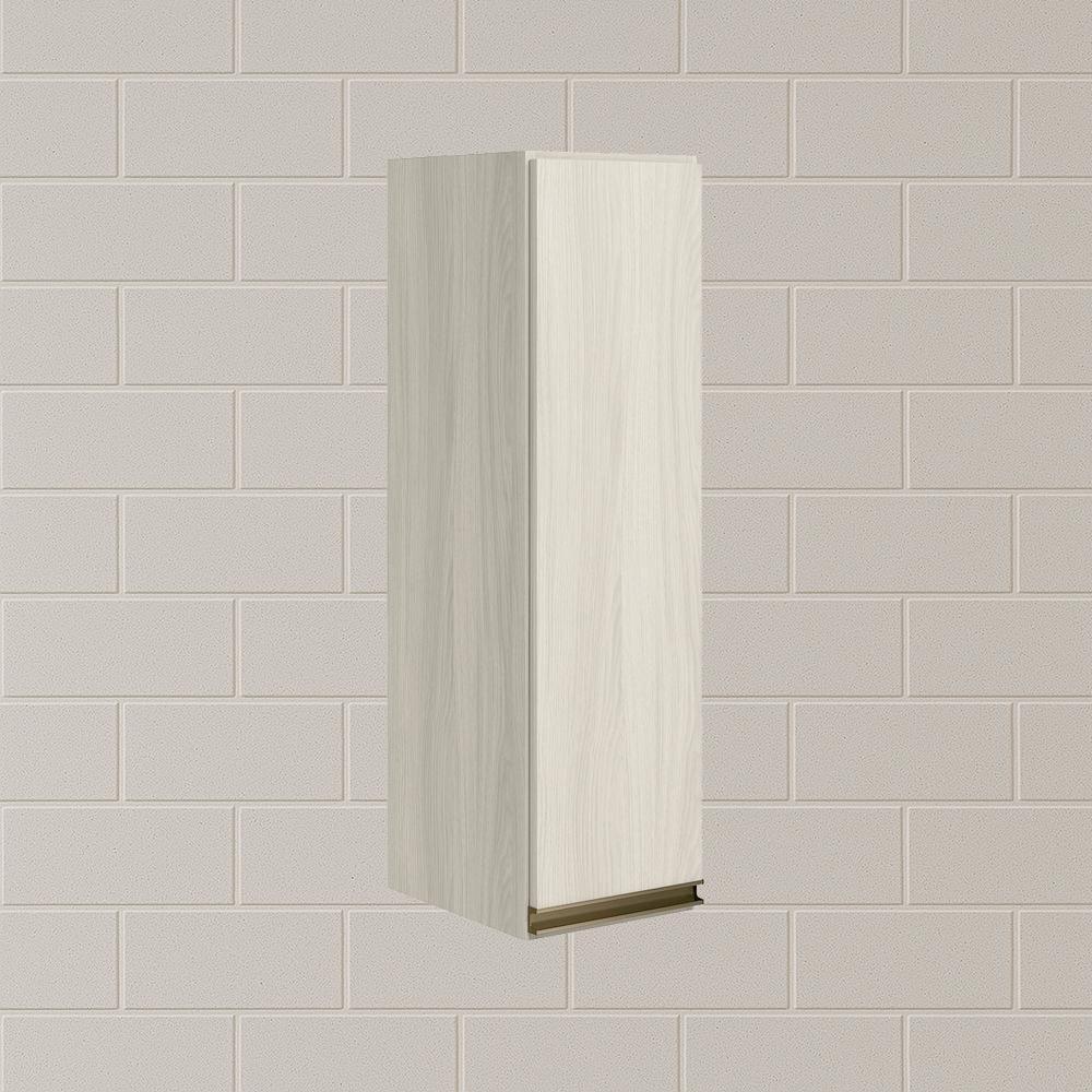 Armario Aereo 1 Porta Mdf 25 Cm Kali 12200 Bianco Toq Bianco Toq Nicioli Bianco Toq Bianco Toq - 4