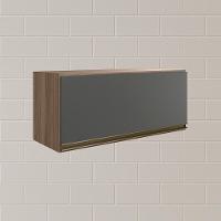 Armario Aereo Basc Mdf 80 Cm Kali 16341 Carvalho Toq Chumbo Nicioli Carvalho Toq Chumbo - 6