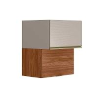 Armário Aéreo P- Cozinha Proença C- 2 Portas Basculante 60cm Nogueira Touch-nude Prime - Demóbile - 1