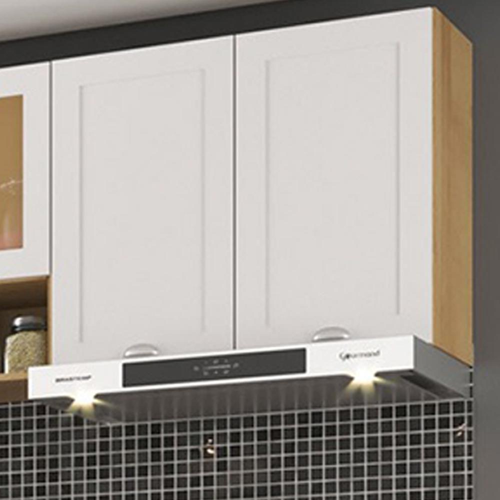 Armario Aereo 2 Portas 80 Cm Cd681 Branco Dtall Branco - 2