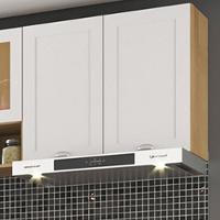 Armario Aereo 2 Portas 80 Cm Cd681 Branco Dtall Branco - 2