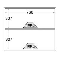 Armario Aereo 2 Portas 80 Cm Cd681 Branco Dtall Branco - 6