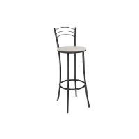 Banqueta Sala De Jantar Petra 1b700prf Aço 1 Un Preto-ano Branco - Kappesberg - 1