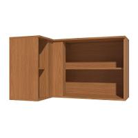 Armário Aéreo P- Cozinha Canto Reto Linna T734 C- 1 Porta 98cm Canela - Kappesberg