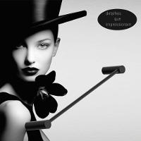 Porta Toalha Toalheiro De Rosto Para Banheiro Preto Fosco Orion 60cm - 2