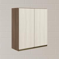 Armario Aereo 2 Portas Mdf 70 Cm Kali 12208 Carvalho Toq Bianco Toq Nicioli Carvalho Toq Bianco Toq - 6