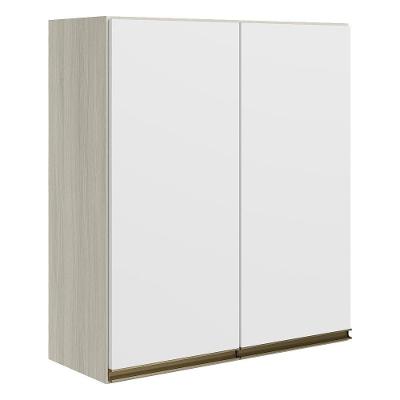 Armario Aereo 2 Portas Mdf 70 Cm Kali 12208 Bianco Toq Branco Uv Nicioli Bianco Toq Branco Uv
