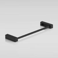 Toalheiro Duplo Para Banheiro Preto Fosco Troia Grego Metal 40cm - 3