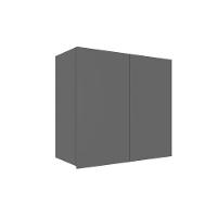 Armário Aéreo P- Cozinha Amsterdam Ph 3103 C- 2 Portas 80cm Grafite - Herval - 1