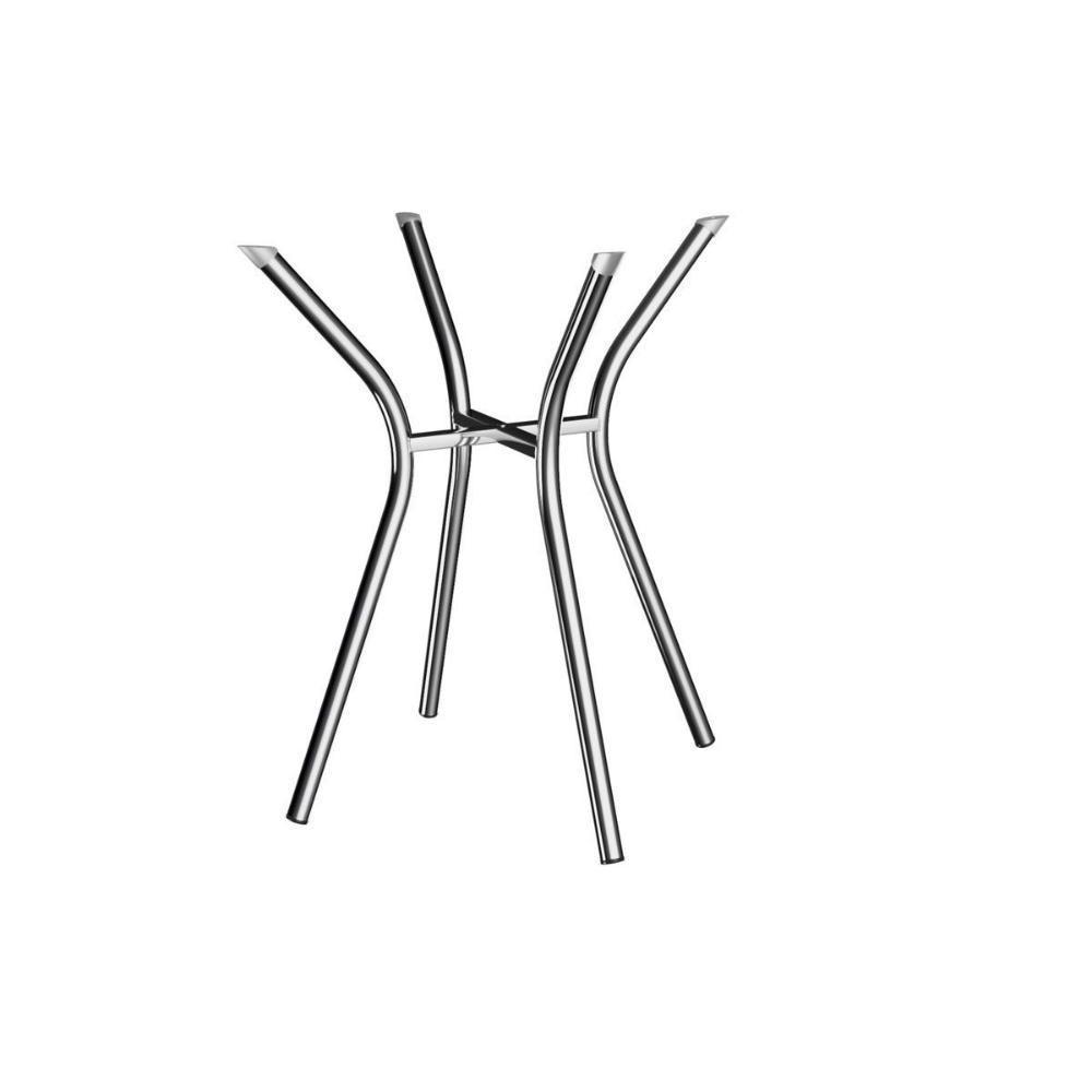 Base Mesa De Jantar Sardenha M086 Aço S- Tampo Cromada - Kappesberg - 1