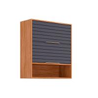 Armário Aéreo Cozinha Modulado Esplendida C- 2 Portas Basculantes 80cm Cinamomo-titanium - Mgm - 1