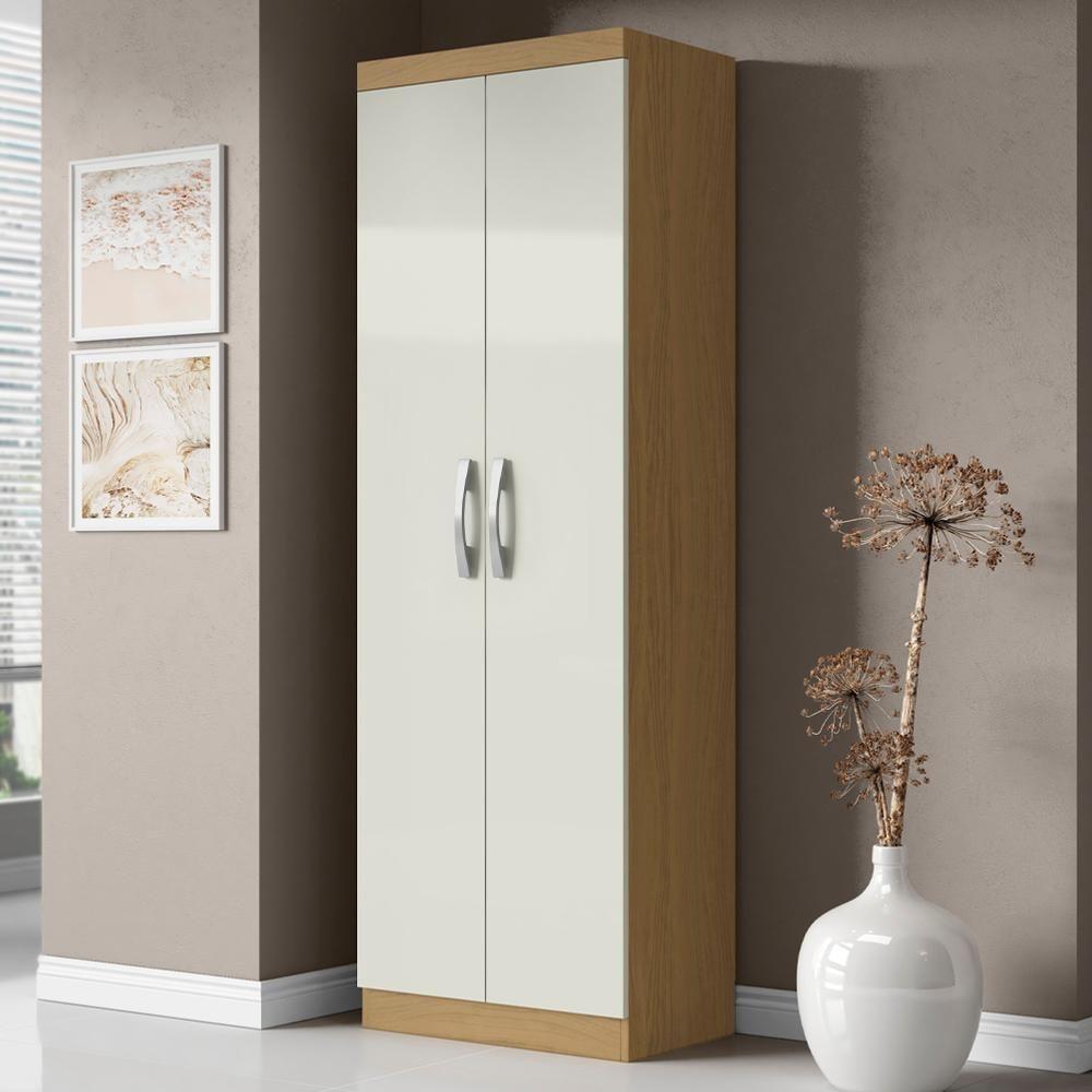 Armario Multiuso 2 Portas 172x61 Cm New Atacama Off White Armoveis Atacama Off White - 2