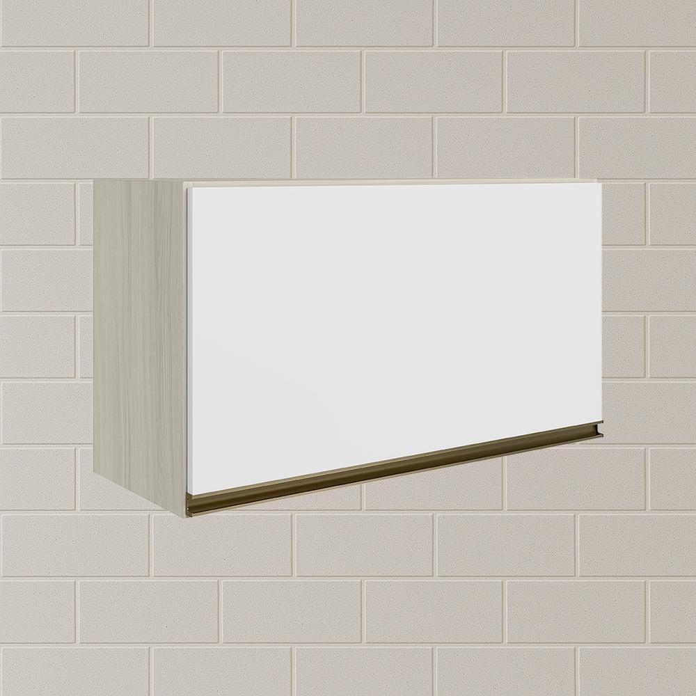 Armario Aereo Basc Mdf 60 Cm Kali 16337 Bianco Toq Branco Uv Nicioli Bianco Toq Branco Uv - 6