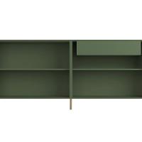 Buffet Para Sala De Jantar 4 Portas 1 Gaveta Pés Industrial Dourado Naim I03 Musgo - Lyam - 6