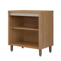 Balcão Cozinha Pequeno 2 Portas 80cm Jequitibá/gris - 4