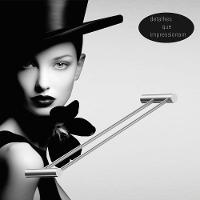 Porta Toalha Toalheiro Duplo Para Banheiro Escovado Orion 60cm - 2