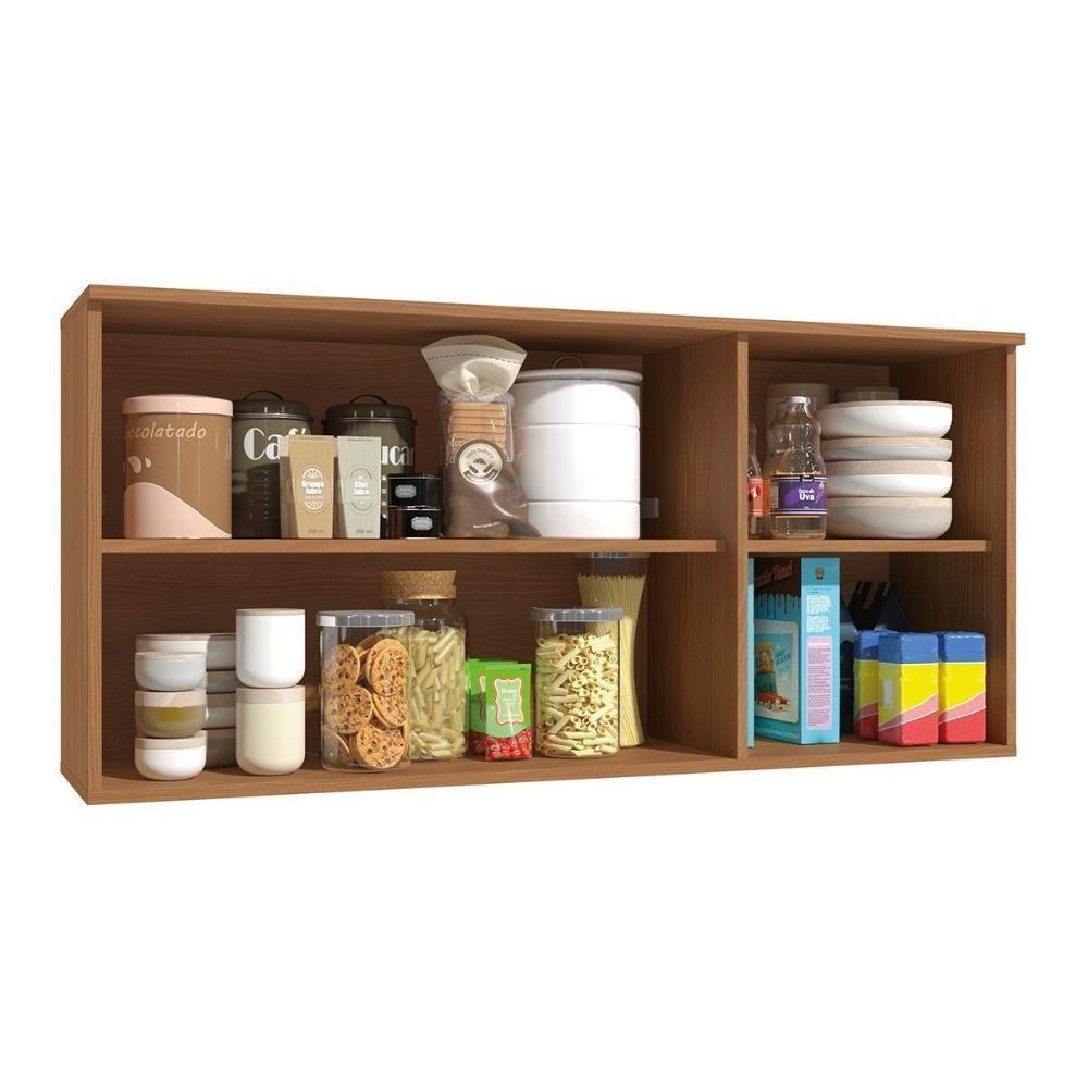 Armário Aéreo P- Cozinha Linna T733 C- 3 Portas 120cm Canela - Kappesberg - 5