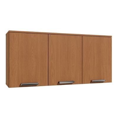 Armário Aéreo P- Cozinha Linna T733 C- 3 Portas 120cm Canela - Kappesberg