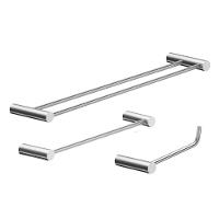 Kit Acessórios Para Banheiro Escovado 3 Peças Grego Metal 2040or - 1