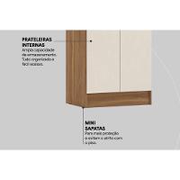 Armário Multiuso Lavanderia Viena C- 2 Portas Cafe Touch - Demóbile - 6