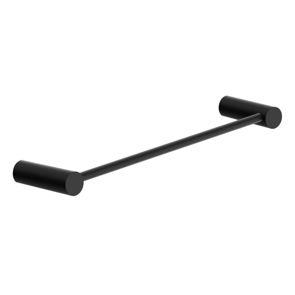 Porta Toalha Toalheiro De Rosto Para Banheiro Preto Fosco Orion 30cm - 1