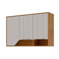 Armário Aéreo P- Cozinha Celeste C- 2 Portas 120cm Cinamomo-off White - Mgm - 1