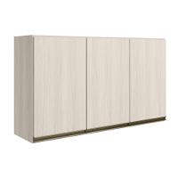 Armario Aereo 3 Portas Mdf 120 Cm Kali 12197 Bianco Toq Bianco Toq Nicioli Bianco Toq Bianco Toq - 1