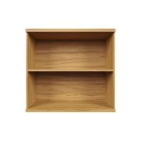 Armário Aéreo P- Cozinha Sauvignon C- 2 Portas Canelada 80cm Amendoa-off White - Ronipa - 6