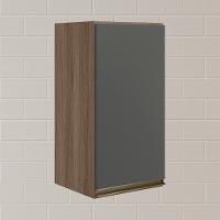 Armario Aereo 1p Mdf 40 Cm Kali 12202 Carvalho Toq Chumbo Nicioli Carvalho Toq Chumbo - 6