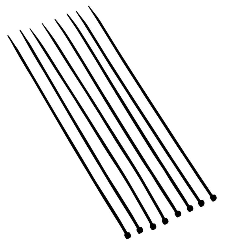 Abraçadeiras De Nylon Preta 2.5x200mm Com 100 Peças - 8857 - Brasfort - 1